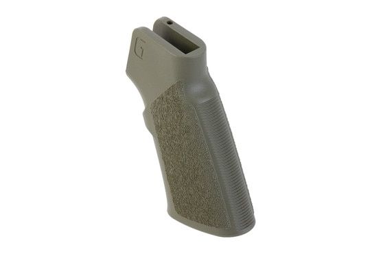 Geissele Automatics OD Green A22 Grip with aggressive texturing